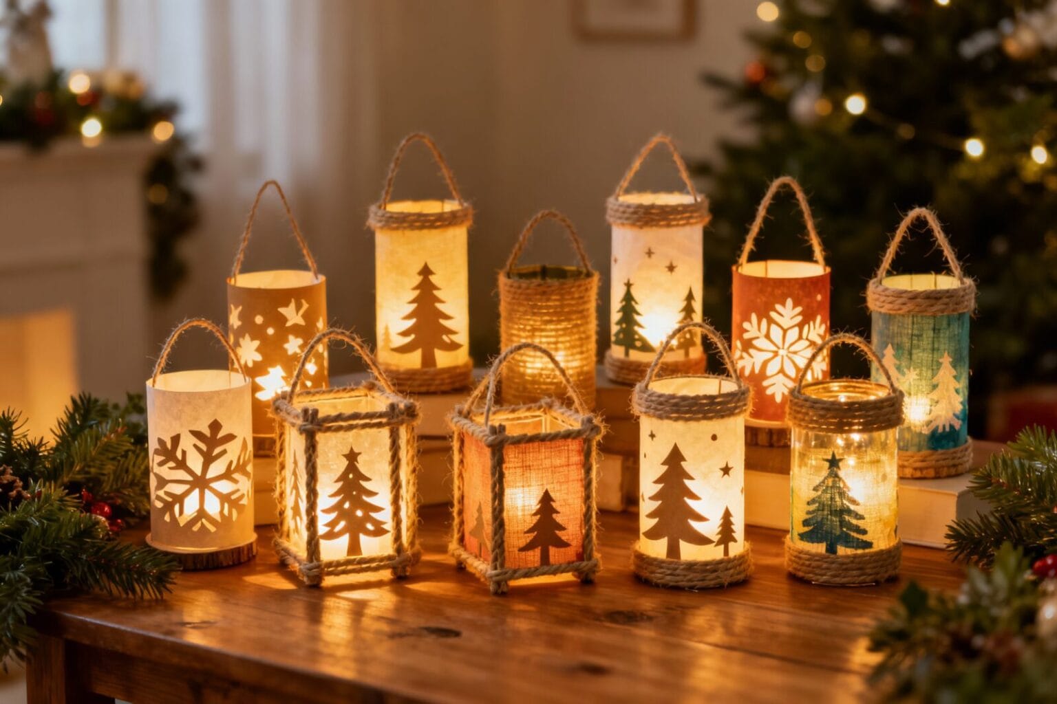 13 Diy Christmas Lantern Ideas For A Cozy Holiday Glow - Home Style Vibes