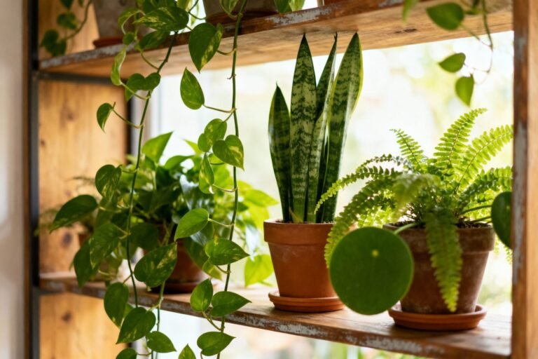 House Plants Aesthetic: Shelf Styling That Always Looks Lush
