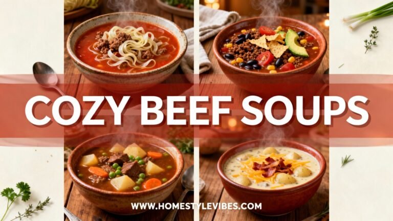 6 Cozy Ground Beef Soups That Warm You From Spoon to Soul