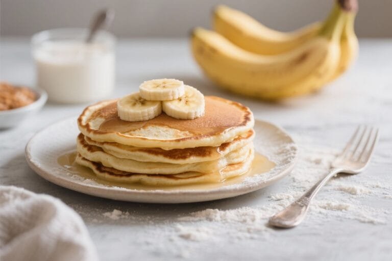Fluffy Easy Banana Pancakes from Scratch (Weekend Family Breakfast) – Simple, Warm, and Delicious