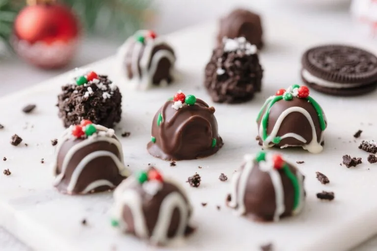 No-Bake Christmas Oreo Truffles (Easy Holiday Dessert Bites) – A Fun, Festive Treat