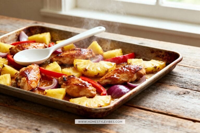 Easy Pineapple Chicken Sheet Pan Dinner: Sweet and Savory 30-Minute Family Recipe