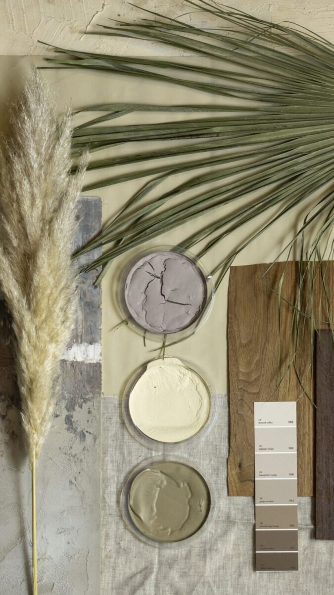 color palette for warm home