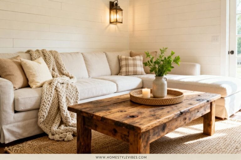 Rustic Farmhouse Decor Ideas: 7 Cozy, Budget-Friendly Ways to Give Your Home That Warm Country Feel