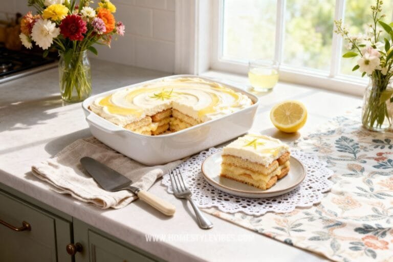 Easy Limoncello Tiramisu (No-Bake, Creamy, Bright, and Make-Ahead)