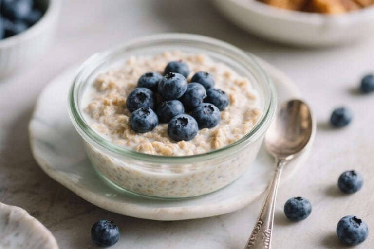 Blueberry Overnight Oats (Make-Ahead Breakfast) – Simple, Creamy, and Satisfying