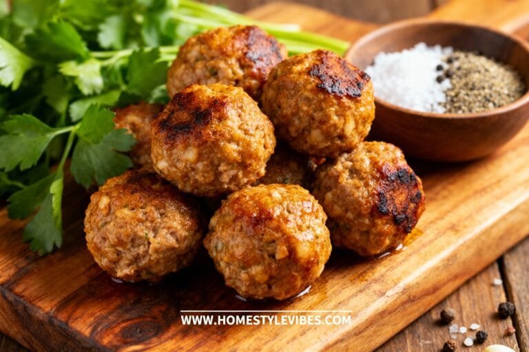 Easy Ground Beef Meatballs: Juicy Oven-Baked Meatball Recipe with Simple Seasoning