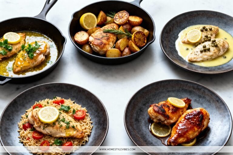 Easy Lemon Chicken Breast Recipes: 5 Light, Zesty Dinners Ready In 30 Minutes That Pop
