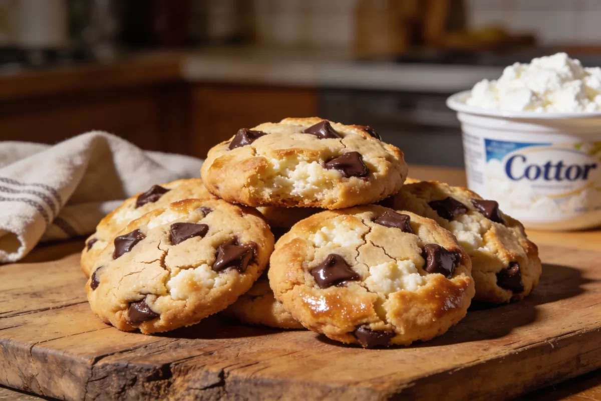 Cottage Cheese Chocolate Chip Cookies: High Protein, Soft and Chewy Cookies Without Tons of Butter