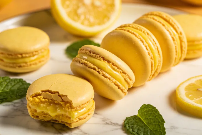 Lemon Macarons: Easy Zesty French Cookie Recipe with Bright Lemon Buttercream Filling