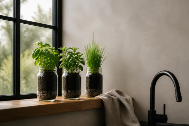 How To Grow An Indoor Herb Garden In Mason Jars The Easy Way