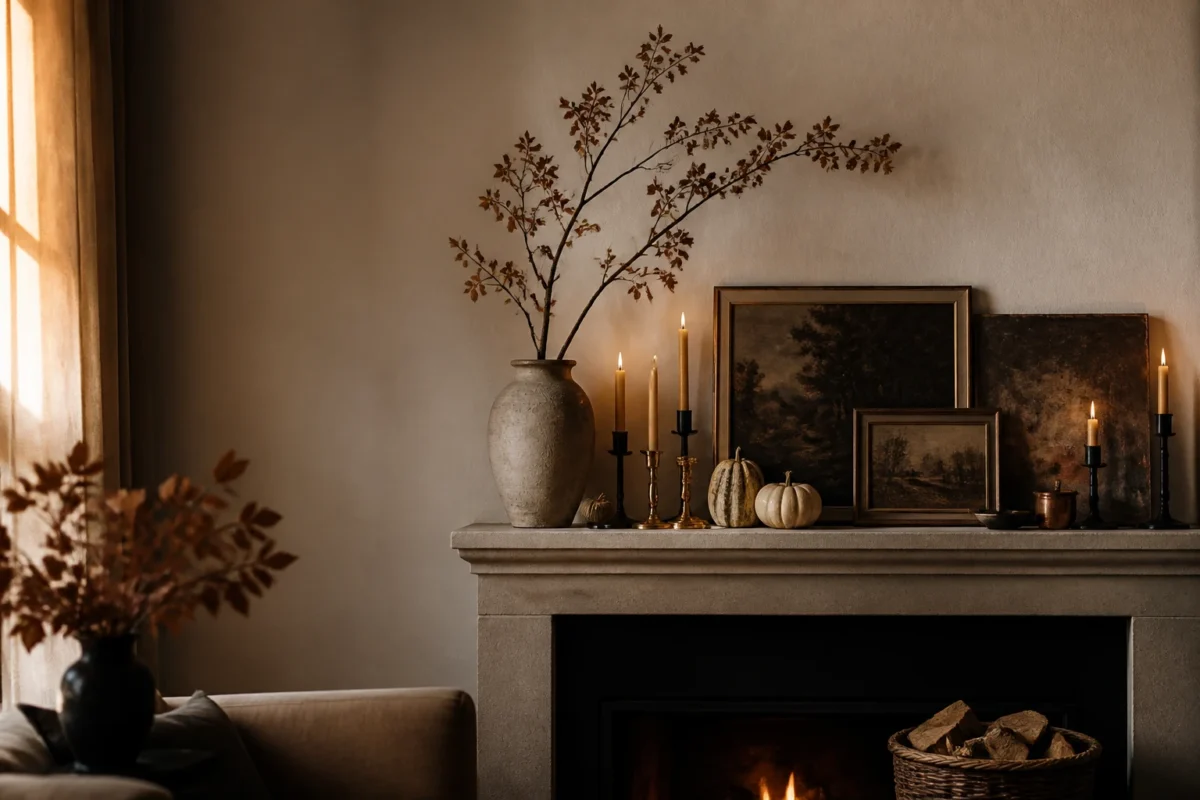 4 Fall Mantle And Fireplace Decor Ideas That Set The Perfect Autumn Mood