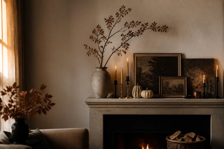 4 Fall Mantle And Fireplace Decor Ideas That Set The Perfect Autumn Mood
