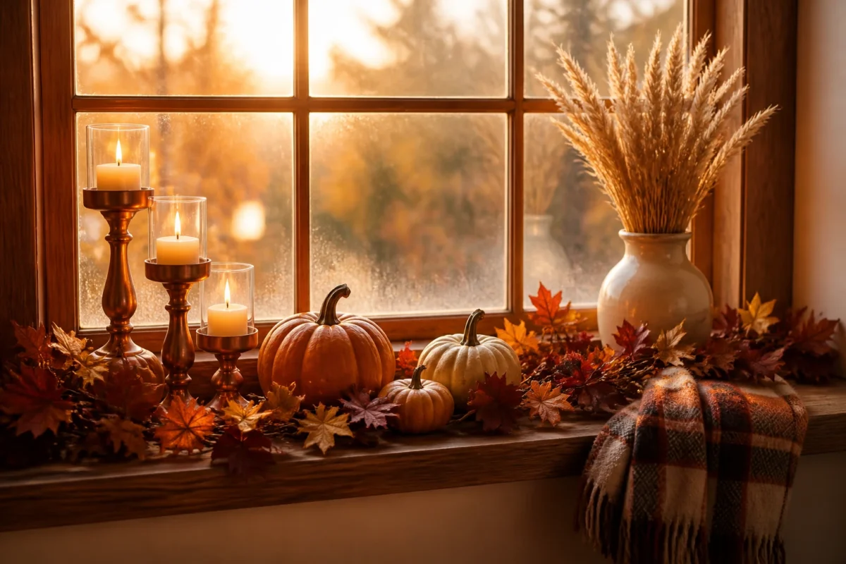 6 Fall Window Sill And Window Decor Ideas For Instant Autumn Vibes