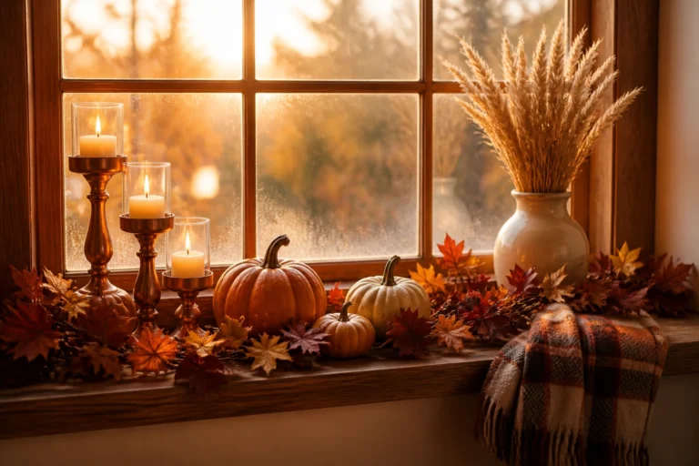 6 Fall Window Sill And Window Decor Ideas For Instant Autumn Vibes