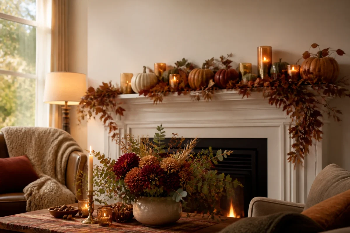 4 Fall Centerpiece And Vase Arrangement Ideas That Are Easy And Stunning