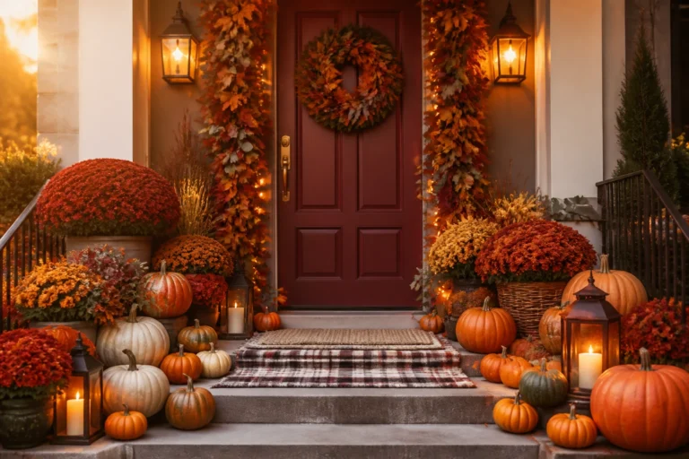 6 Fall Front Door Decor Ideas That Create The Most Welcoming Entrance