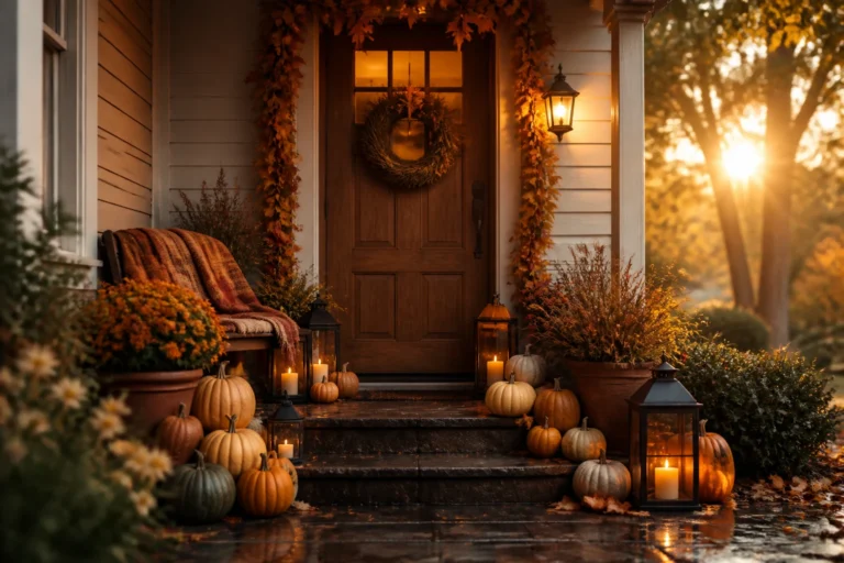 5 Small Front Porch Fall Decor Ideas That Pack A Big Seasonal Punch