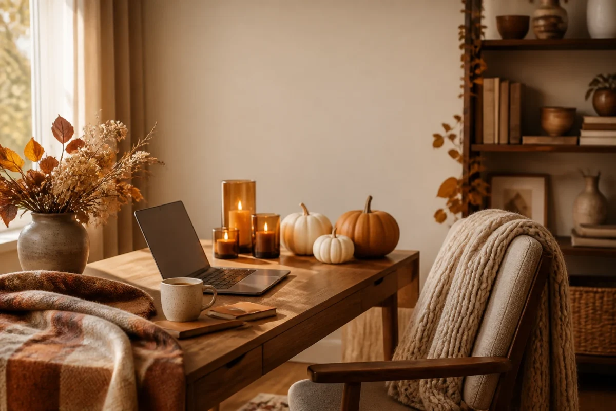5 Fall Office Decor Ideas To Make Your Workspace Feel Like Autumn