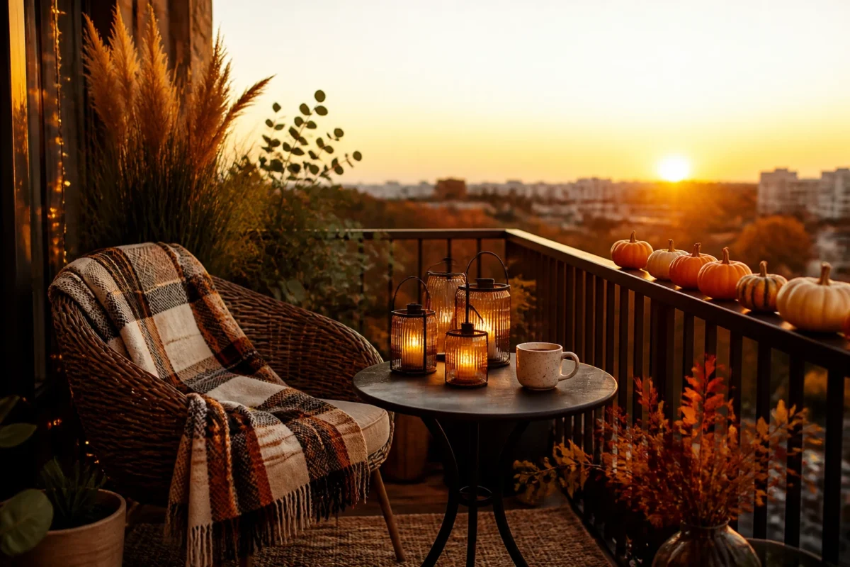 6 Fall Balcony Decor Ideas For Apartments That Feel Like A Cozy Retreat