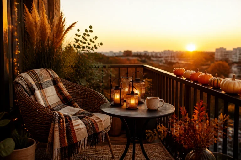 6 Fall Balcony Decor Ideas For Apartments That Feel Like A Cozy Retreat