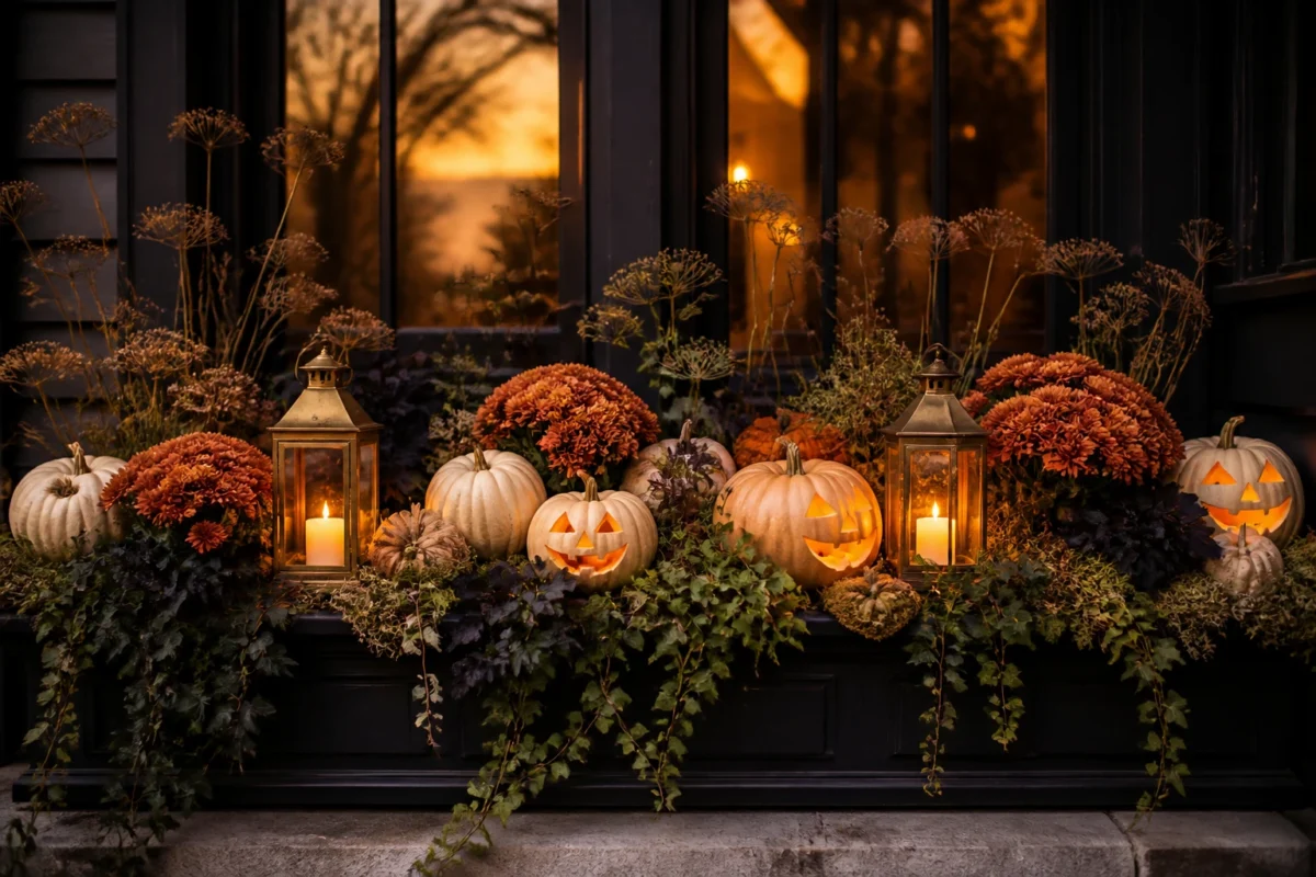 5 Halloween Window Box And Planter Ideas That Are Spooky And Beautiful