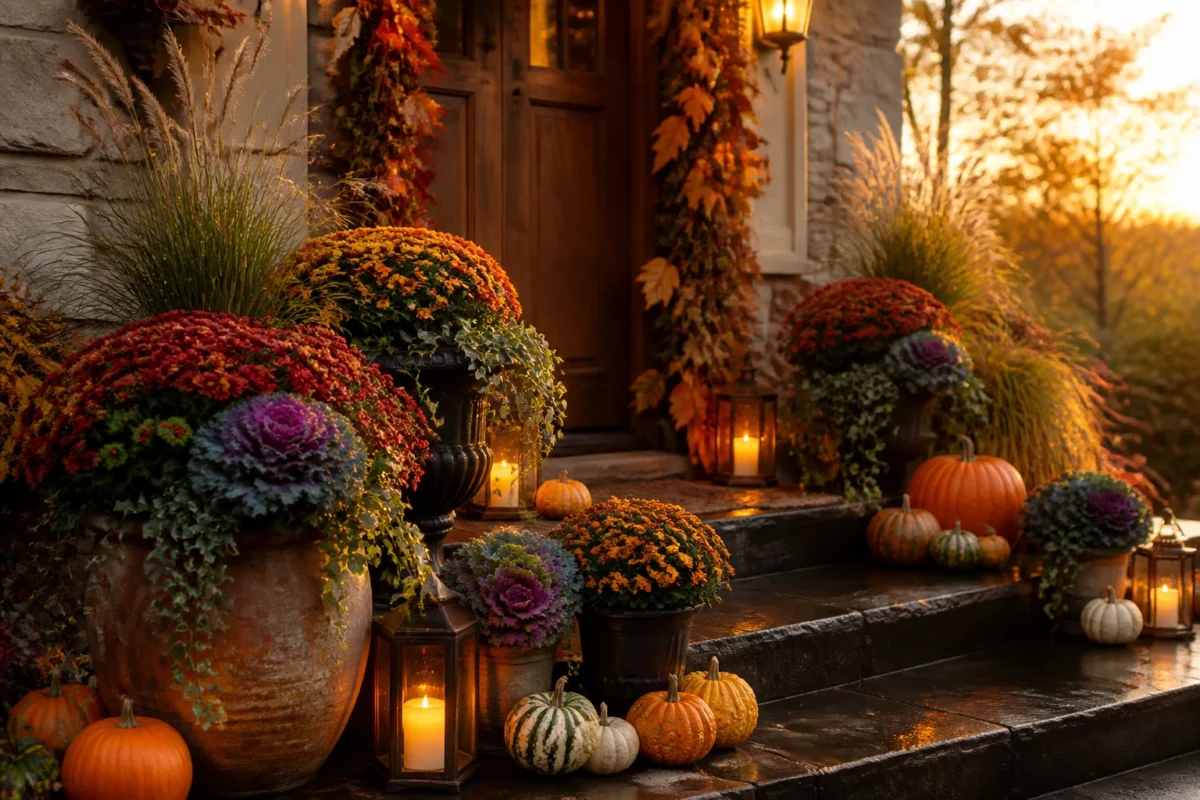 7 Fall Outdoor Planter Ideas That Add Color To Your Porch And Garden