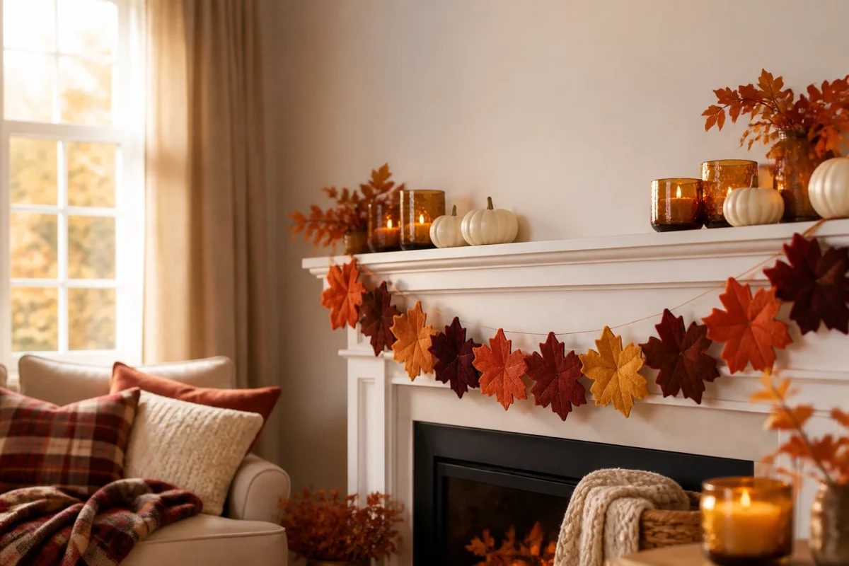 6 Felt Fall Garland And Banner Ideas That Are Adorably Handmade