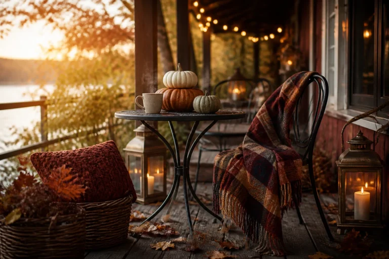 5 Cozy Fall Back Porch And Deck Decorating Ideas For Quiet Mornings