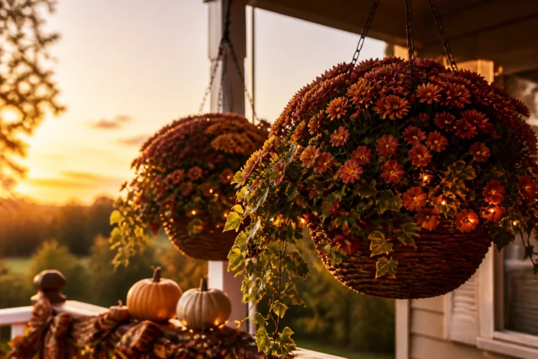 5 Fall Hanging Basket Ideas That Keep Your Porch Blooming Till Frost
