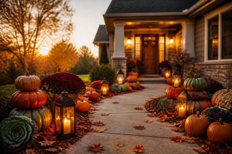 5 Fall Driveway And Walkway Decor Ideas For A Welcoming Approach