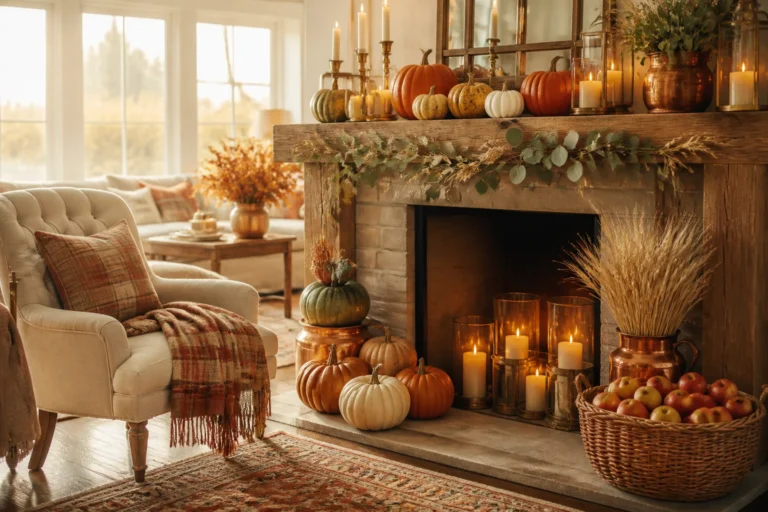 6 Rustic Fall Decor Ideas That Bring Warm Farmhouse Charm Indoors
