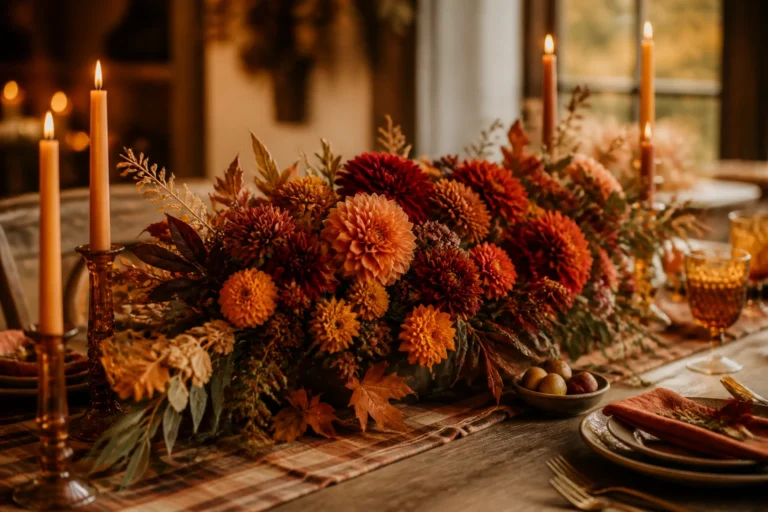 6 Fall Floral Arrangement Centerpiece Ideas With Seasonal Blooms