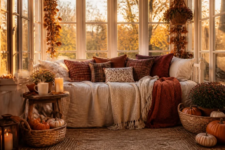 5 Fall Sunroom Decor Ideas For The Coziest Spot In The House