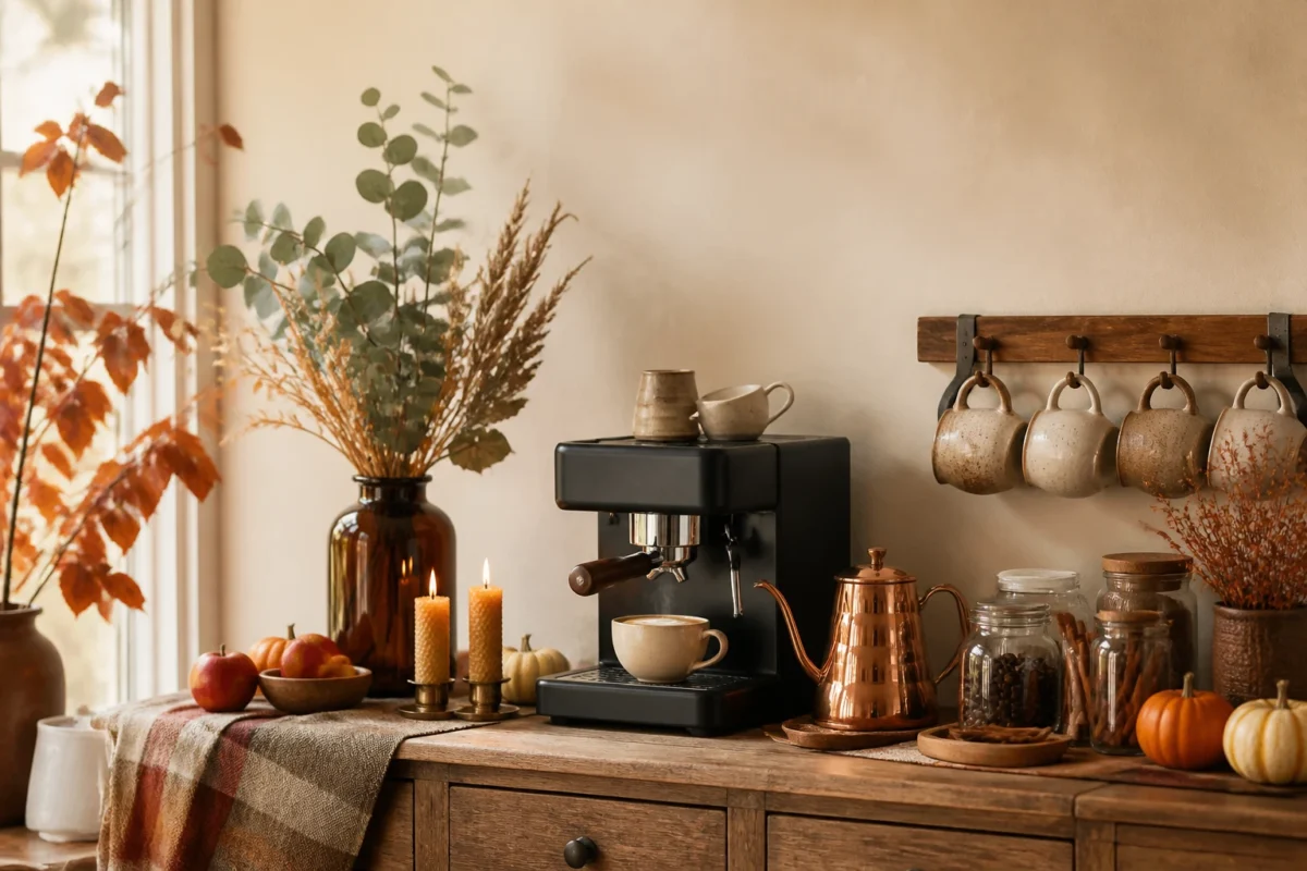 6 Fall Coffee Bar And Coffee Station Ideas For Café Mornings At Home