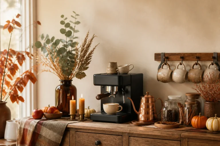 6 Fall Coffee Bar And Coffee Station Ideas For Café Mornings At Home