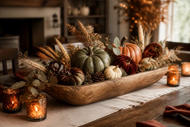 5 Fall Dough Bowl Centerpiece Ideas For Rustic Charm