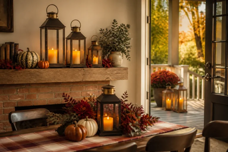 6 Fall Lantern Decor Ideas For Mantels Tables And Porches