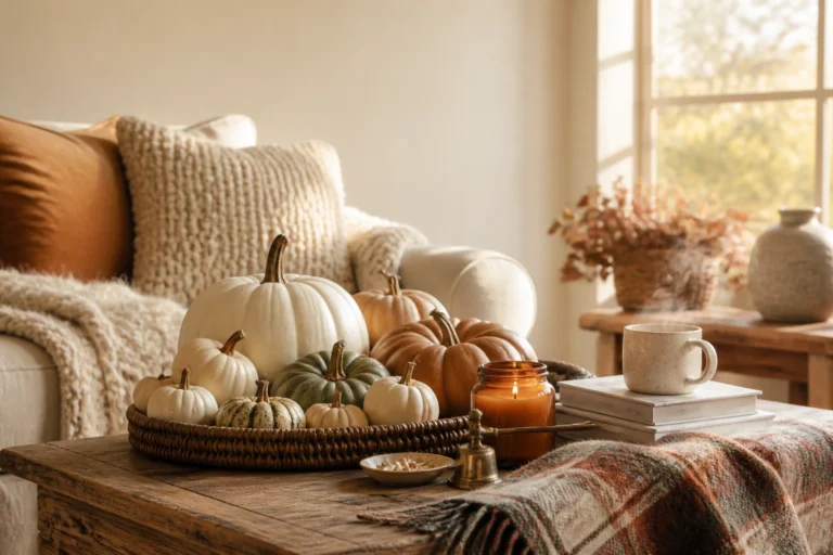 4 Fall Coffee Table Styling Ideas That Look Effortlessly Cozy