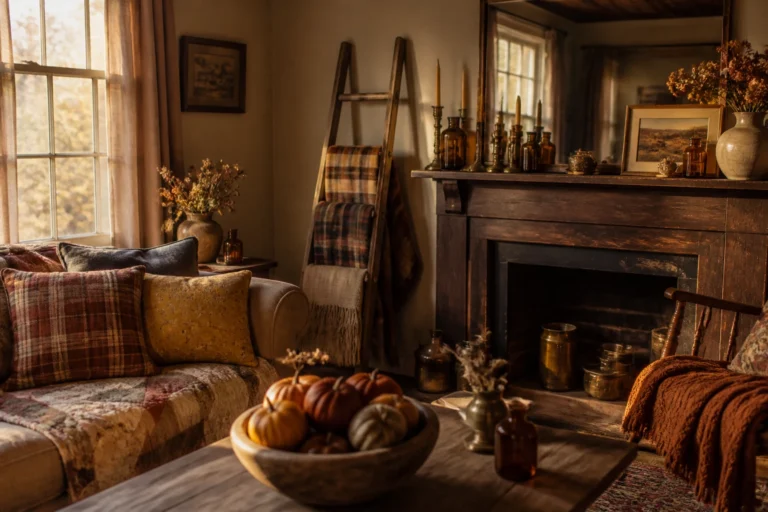 6 Vintage Thrifted Fall Decor Ideas With Flea Market Charm