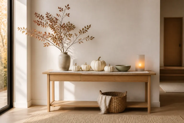 5 Minimalist Fall Decor Ideas That Are Cozy Without The Clutter