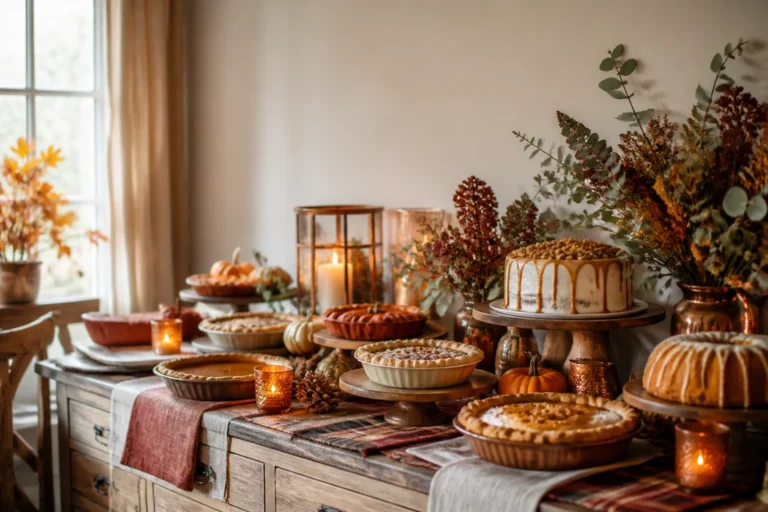 6 Thanksgiving Buffet And Dessert Table Ideas For Effortless Hosting