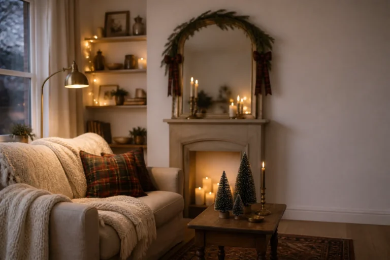5 Small Living Room Christmas Decor Ideas That Feel Festive, Not Crowded