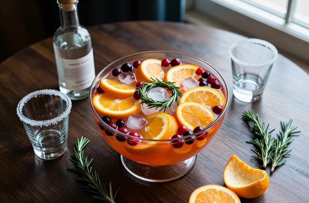 6 Big-Batch Christmas Party Punch Recipes (With and Without Alcohol)