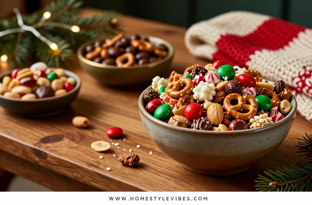 6 Christmas Snack Mix Recipes for Movie Nights, Parties and Cookie Tins