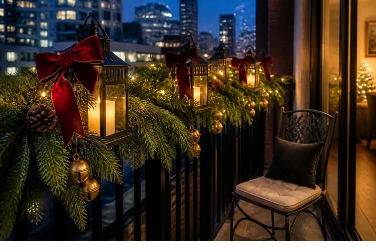 5 Balcony and Apartment Christmas Decor Ideas for Big Magic in Small Spaces