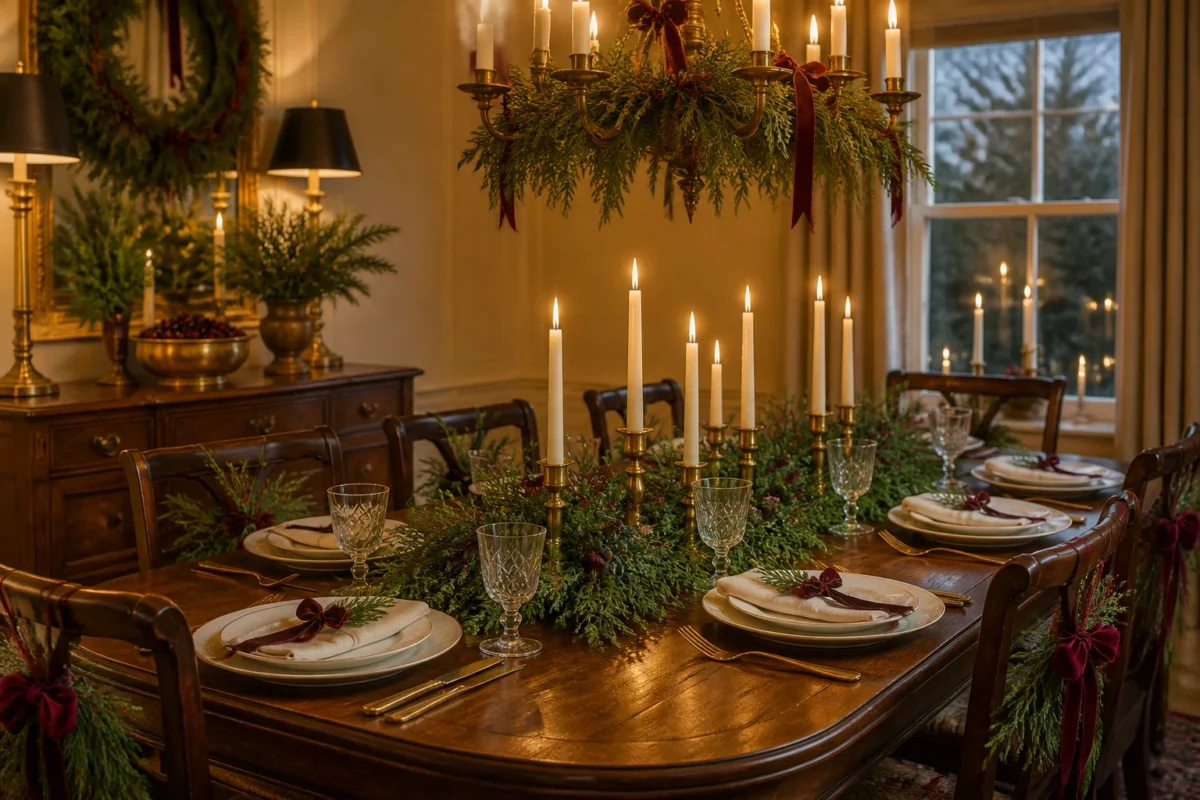 6 Dining Room Christmas Decor Ideas for a Room That Feels Like a Holiday Card
