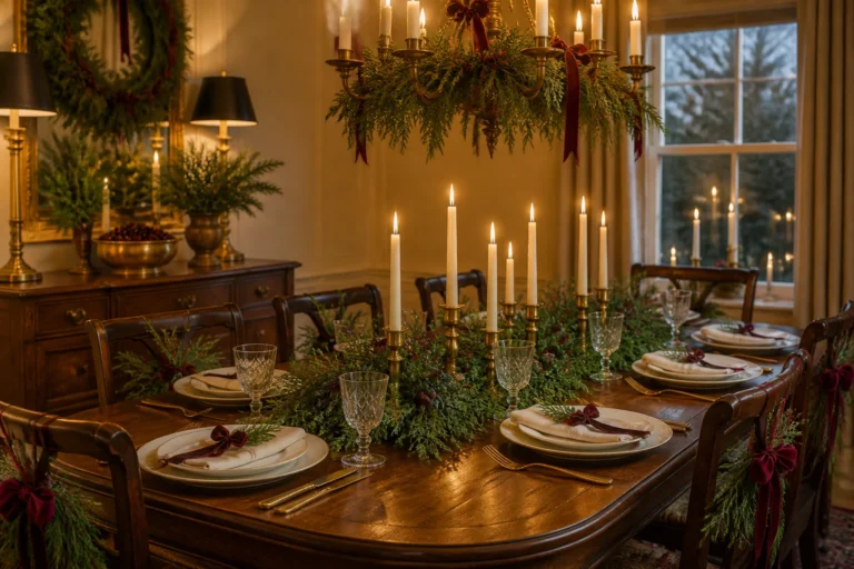 6 Dining Room Christmas Decor Ideas for a Room That Feels Like a Holiday Card