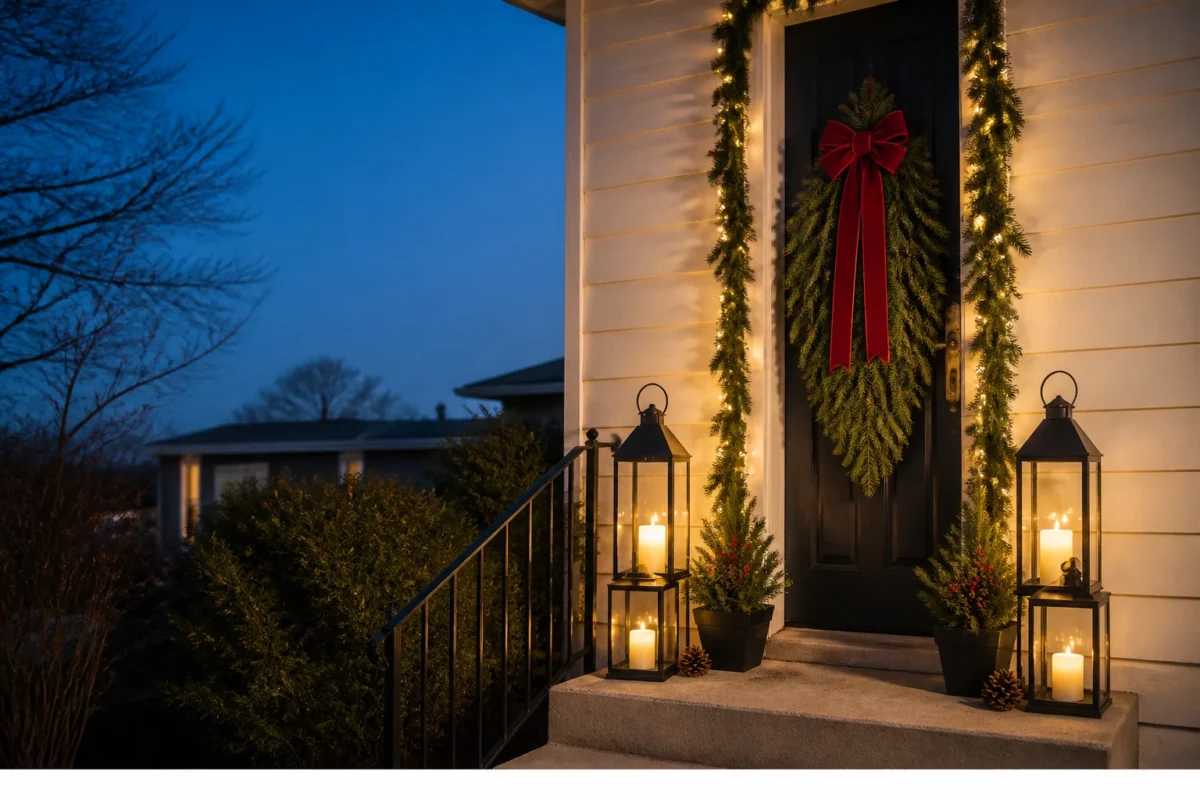6 Small Front Porch Christmas Decor Ideas That Make a Big Festive Impact